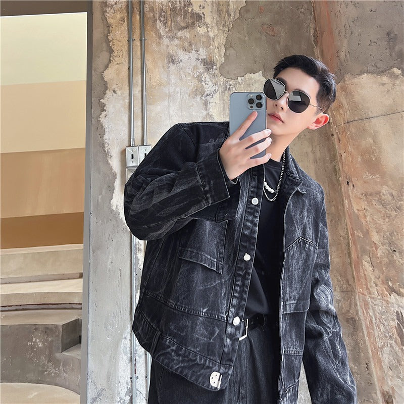 Men’s Casual Retro Denim Jacket