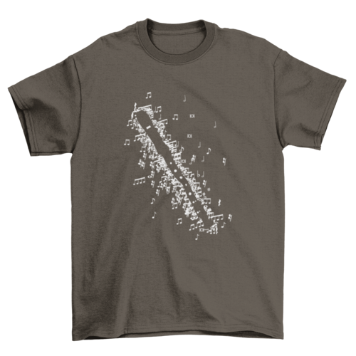 Cool musical notes t-shirt